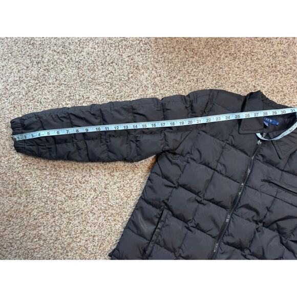 J. CREW Black, Down, lightweight Quilted Puffer Jacket/Coat, PS (Petite/Small) - Picture 7 of 12
